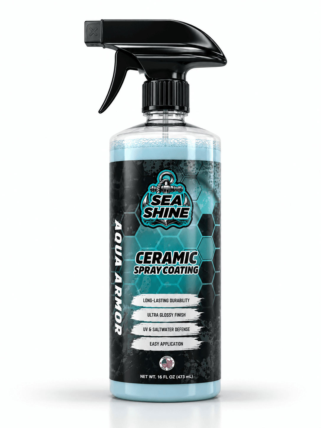 Aqua Armor marine ceramic coating spray bottle