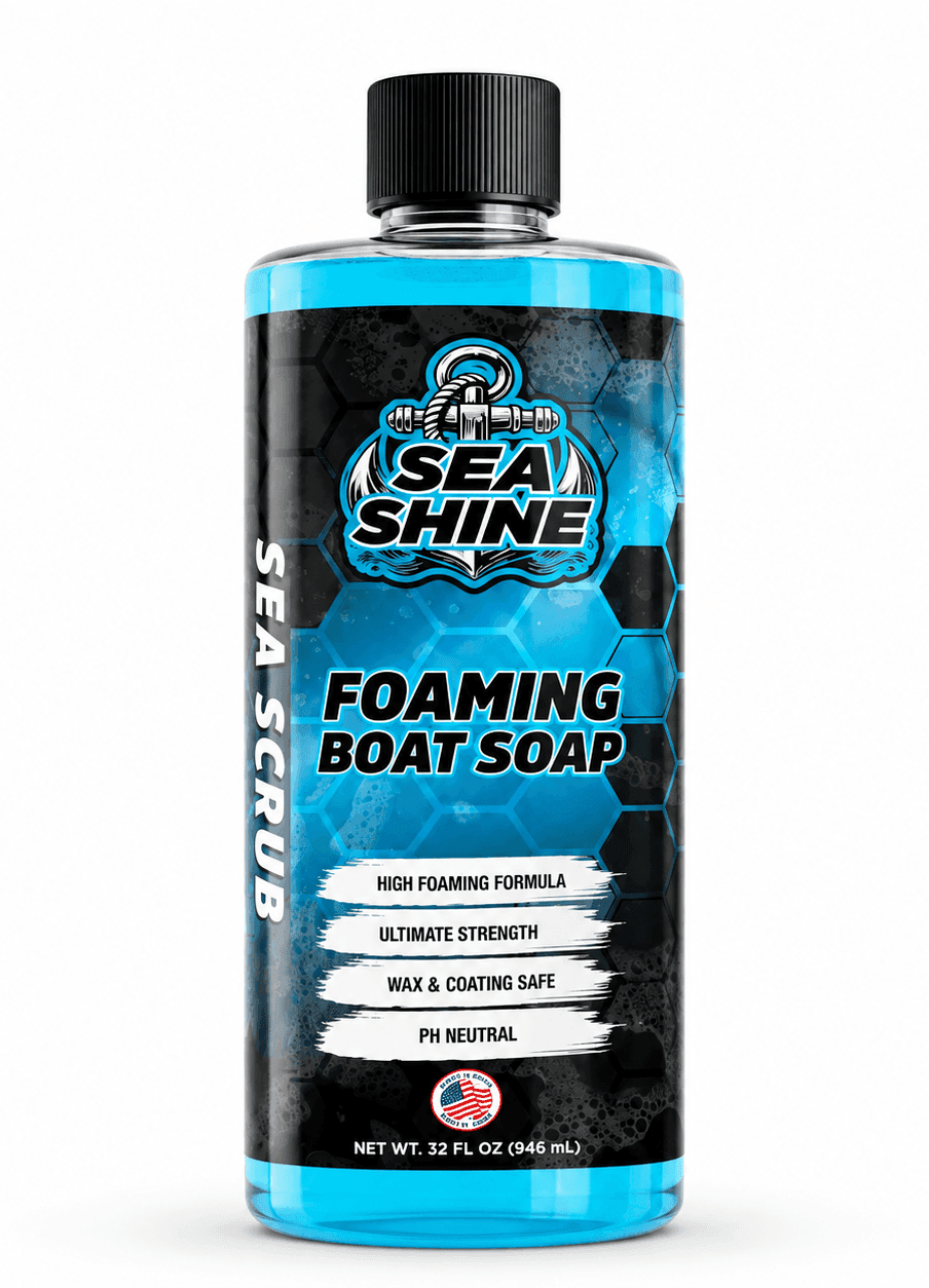 Sea Scrub foaming boat soap bottle